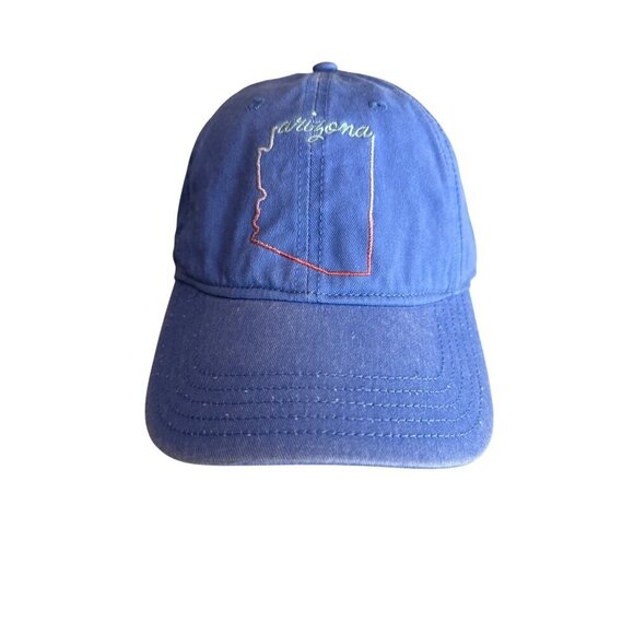 NWT Arizona Outline Blue Baseball Cap Home Free One Size Fits Most Cotton Adjust - Picture 2 of 6